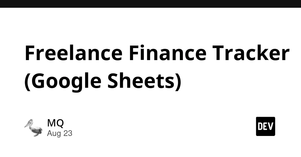 销售自由职业者财务追踪工具 (Google Sheets)
