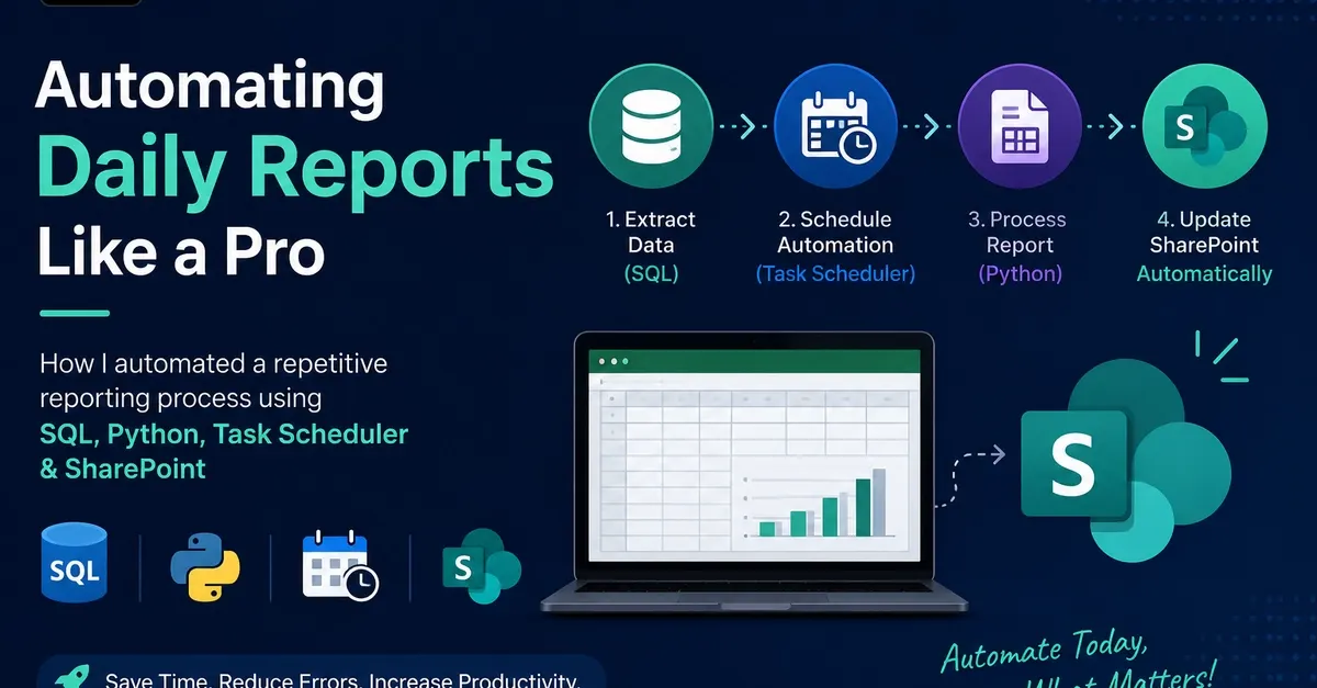 利用SQL与脚本自动化重复性业务流程