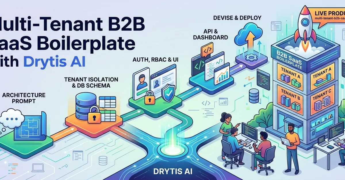 利用Drytis AI构建多租户B2B SaaS样板