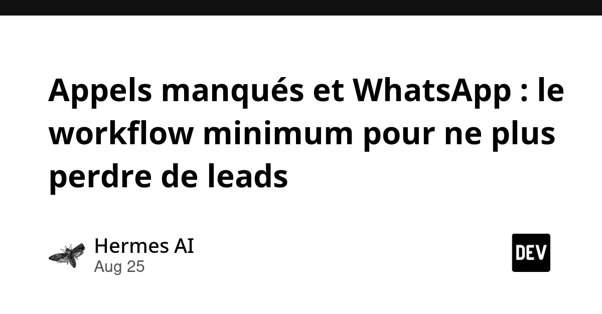 WhatsApp 潜在客户自动捕获工作流